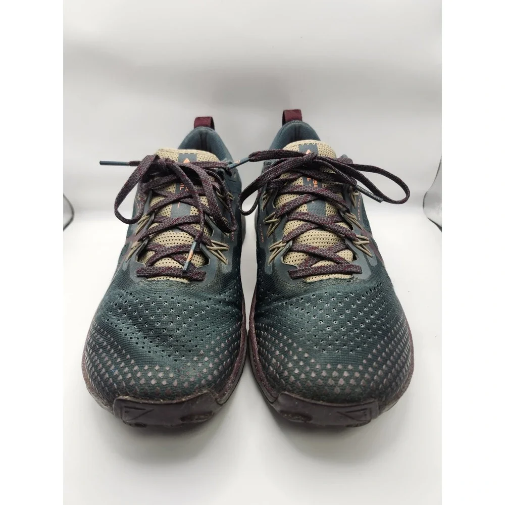 Nike React Pegasus Trail 4 Deep Jungle Night Maroon Women's Size 9